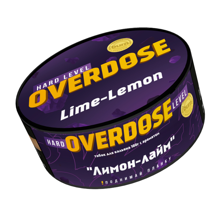 Overdose - Lime-lemon Лимон лайм 100гр
